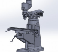 Milling Machine - Knee Mill 3D model