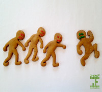 Gingerzombies: The Walking Bread 3D model