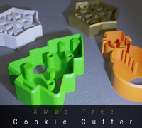 XMas Tree Cookie Cutter 3D model