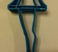 Leg Lamp Cookie Cutter 3D model