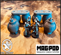 SCI-FI FUEL CANS 3D model