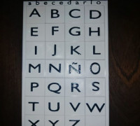 alphabet 3D model