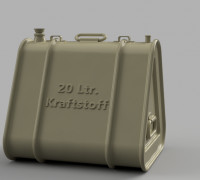 1/35 Triangular German Fuel Canister 3D model