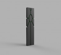 Space zombies monolith 3D model