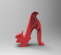 Dragon Phone Holder 3D model