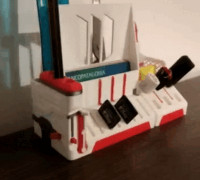 Desk organizer - Apex 3D model