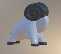Ram ram ram ewe aries 3D model