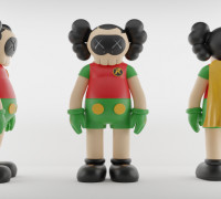 Kaws Robin 3D model