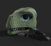 Dinosaur mask 3D model