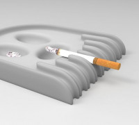 ghost ashtray 3D model