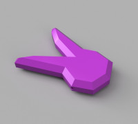 D.va Light gun keychain (Overwatch) 3D model