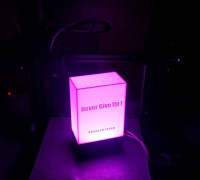 box lamp 3D model