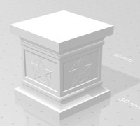 base with hades logo 3D model