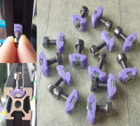 T-nut M3 drop-in rotating V-Slot 3D model