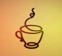 Coffee box 3D model
