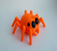 Gizo the Spider (Keychain for backpack) 3D model