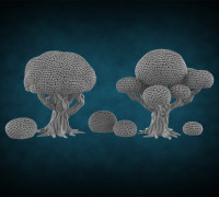 Miniature Trees 3D model