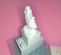 [Lego Compatible] Moai 3D model