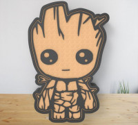 Groot baby lamp 3D model