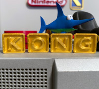 Donkey KONG Letters 3D model