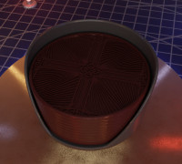Capygon Coasters - Art Deco Pattern 3D model