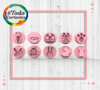 Easter Stamp Set 3D model