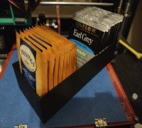 Tea Packet Caddy / Tray 3D model