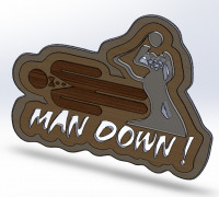 Man Down ! 3D model