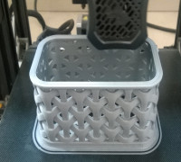 Rectangular storage box 3D model