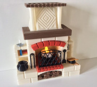 DECORATIVE FIREPLACE 3D model