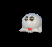 Cute squid 3D model
