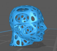 Head Voronoi 3D model