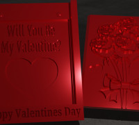 Valentines Card 3D model