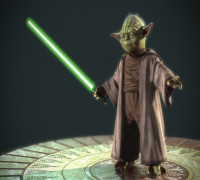 MASTER YODA PACK 3D model