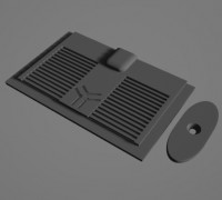 1/10 scale Flatscreen tv 3D model