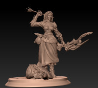 Huntress 3D model