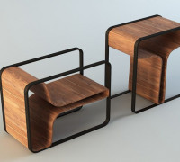 Chair 1007 3D model 3D model