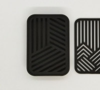 Soap holder with 3 different tops 3D model