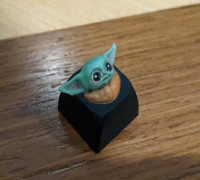 Grogu Keycap - The Mandalorian (Baby Yoda) 3D model