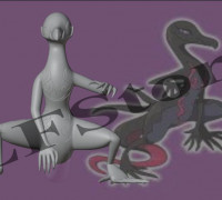 Pokemon Salazzle 3D model