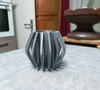 IRIS" modern flower pot 3D model