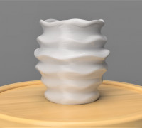 Waves Pot 3D model