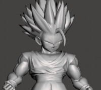 Dragon ball - Gohan ssj2 3D model