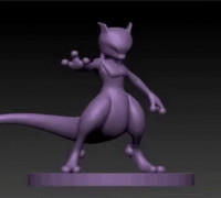 150 - Mewtwo 3D model