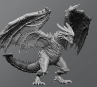 Forest drake 3D model