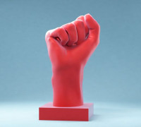 Hand 3: Fist 3D model