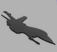 F-16 Wall art 3D model