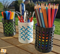 Customizable jars for all your accessories (3+1 models) 3D model