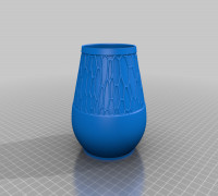 VORONOI PEAR VASE 3D model