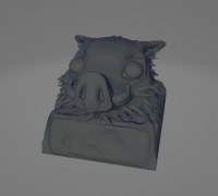 Keycap Inosuke Demon Slayer 3D model